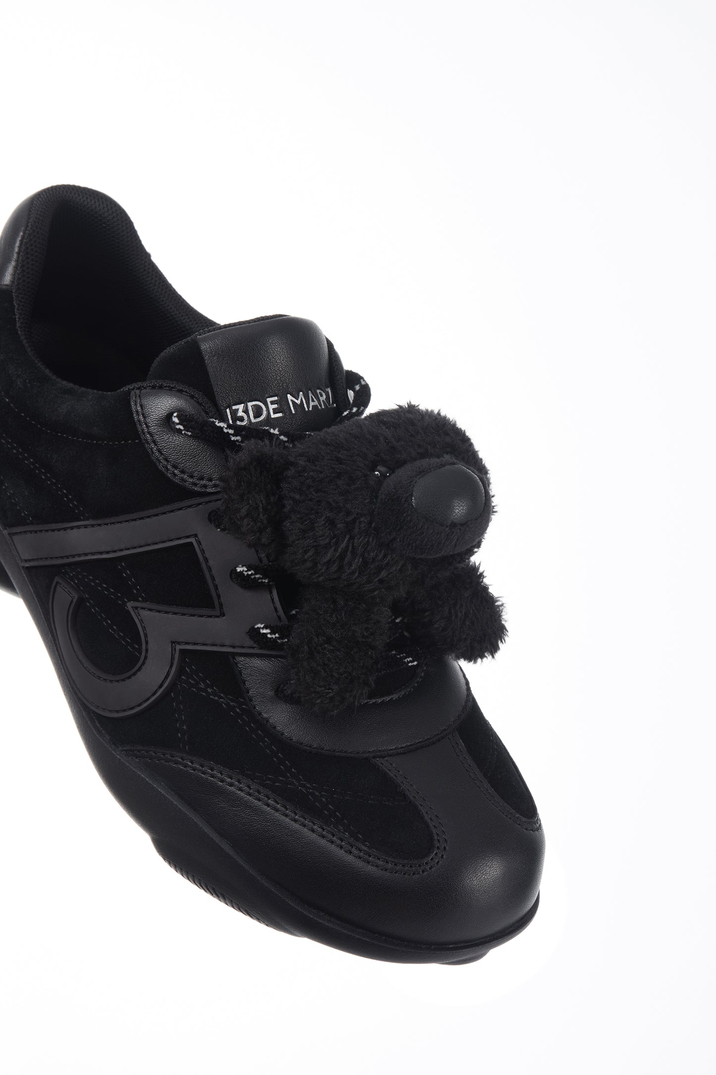 13DE MARZO Bear Vintage Racing Sneaker Black