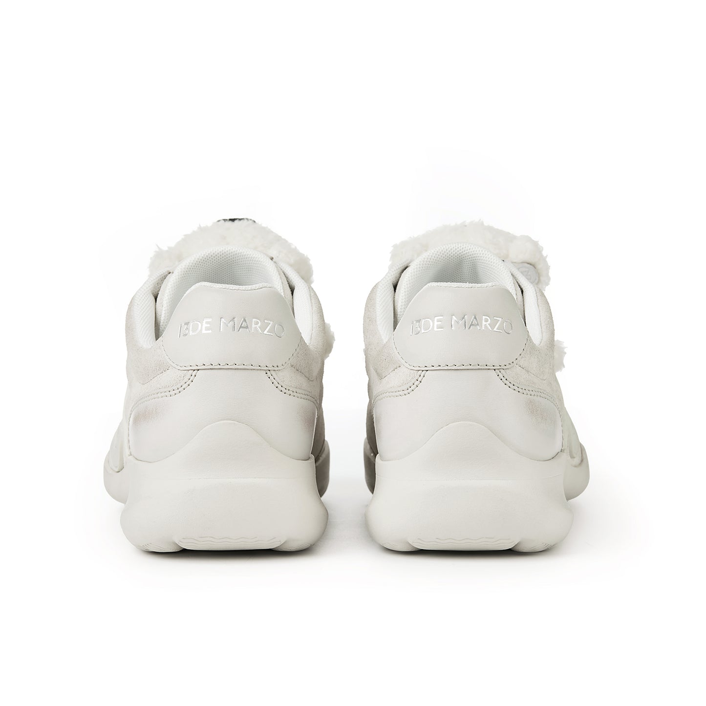 13DE MARZO Bear Vintage Racing Sneaker White