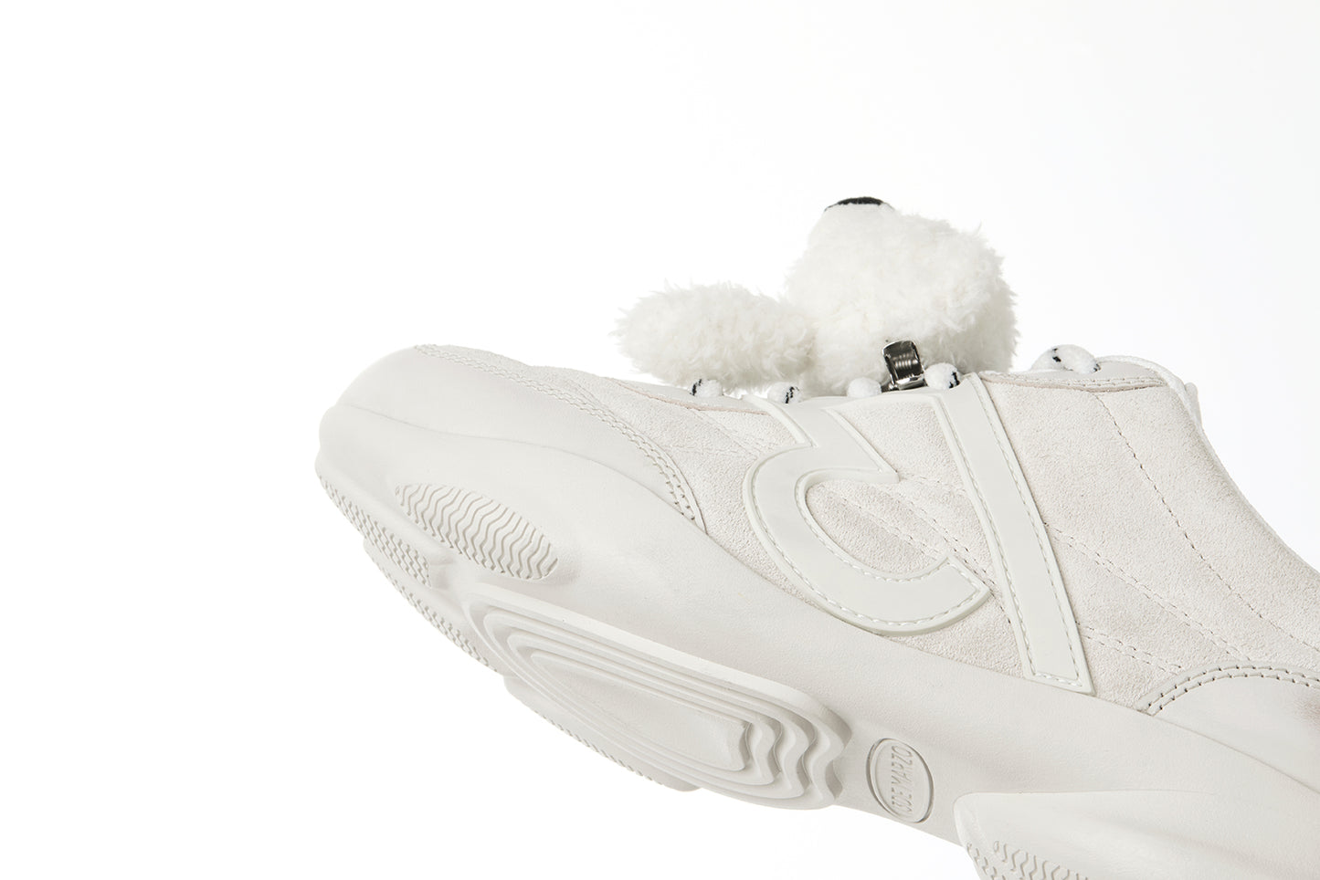 13DE MARZO Bear Vintage Racing Sneaker White
