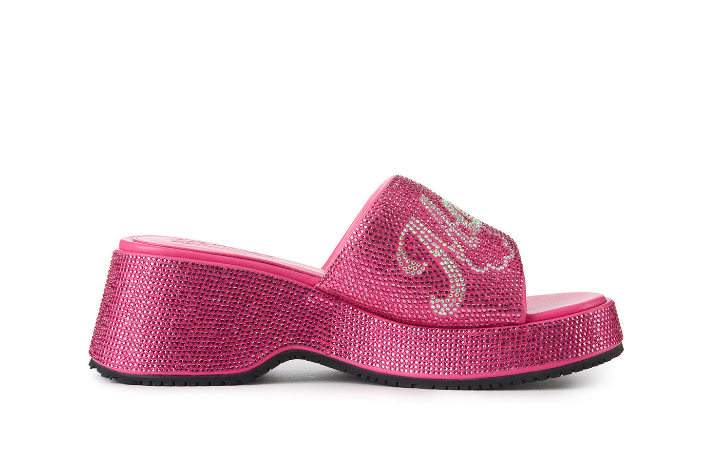 13DE MARZO Crystal-Embellished Slippers Rose Red - 13DE MARZO