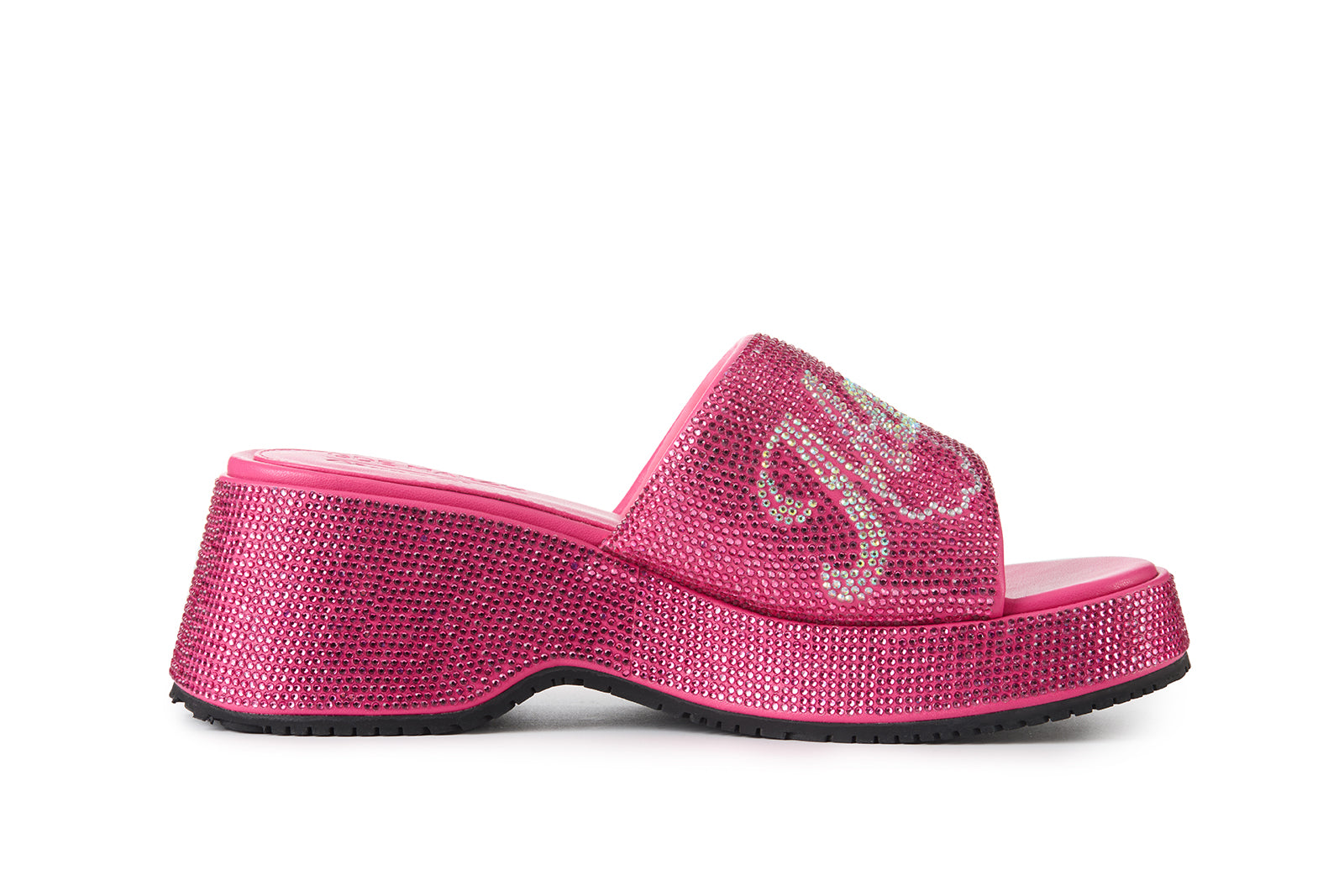 13DE MARZO Crystal-Embellished Slippers Rose Red - 13DE MARZO