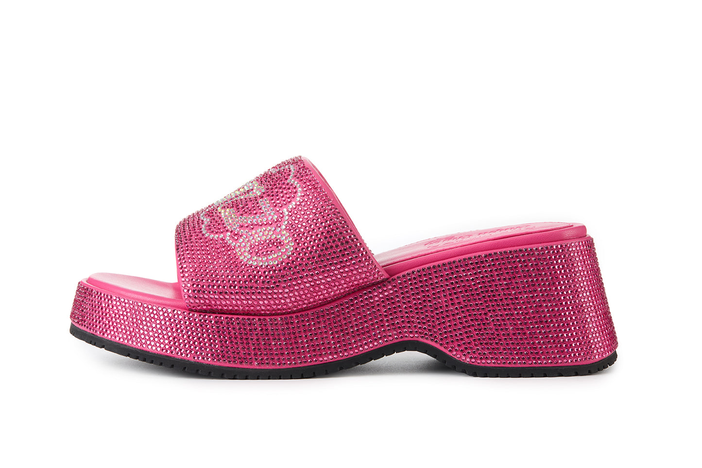 13DE MARZO Crystal-Embellished Slippers Rose Red - 13DE MARZO