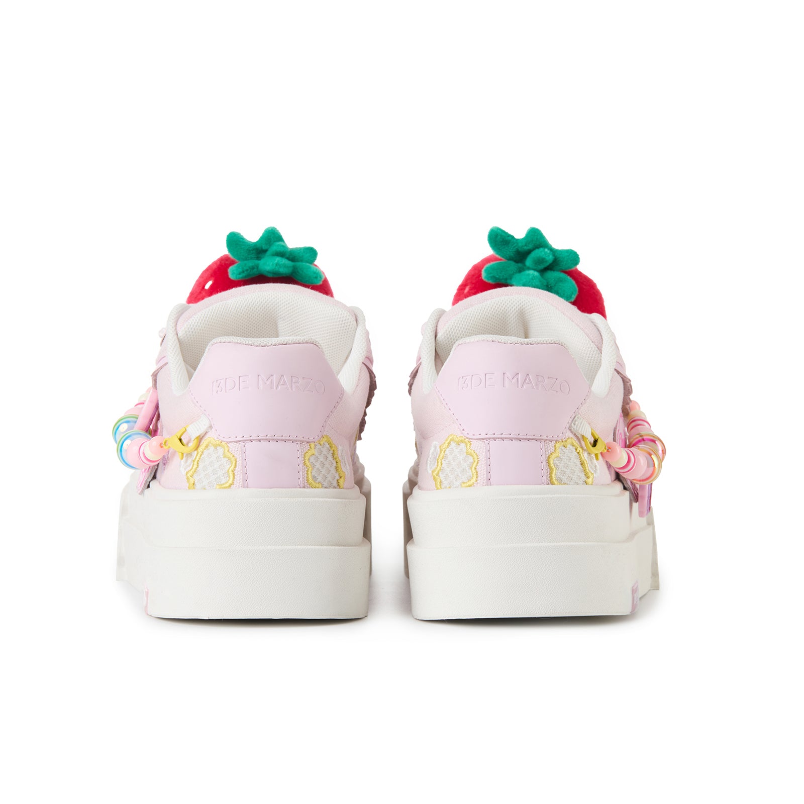 13DE MARZO Candy Bear Canvas Shoes Pink - 13DE MARZO