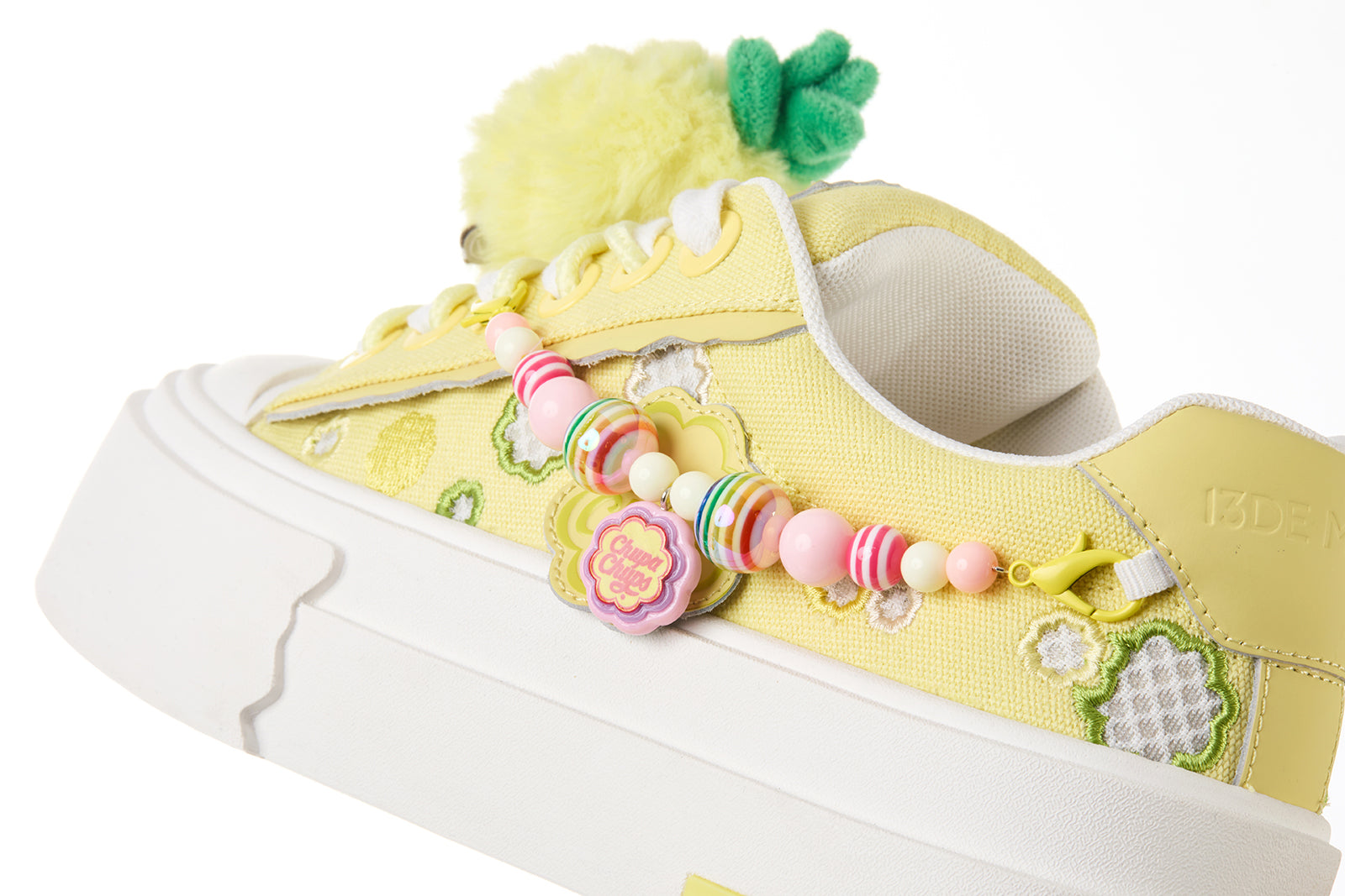 13DE MARZO Candy Bear Canvas Shoes Yellow - 13DE MARZO