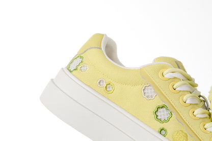13DE MARZO Candy Bear Canvas Shoes Yellow - 13DE MARZO