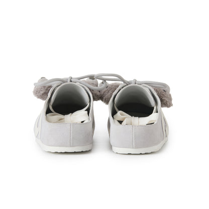 13DE MARZO Plush Bear Mules Grey - 13DE MARZO