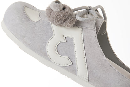 13DE MARZO Plush Bear Mules Grey - 13DE MARZO