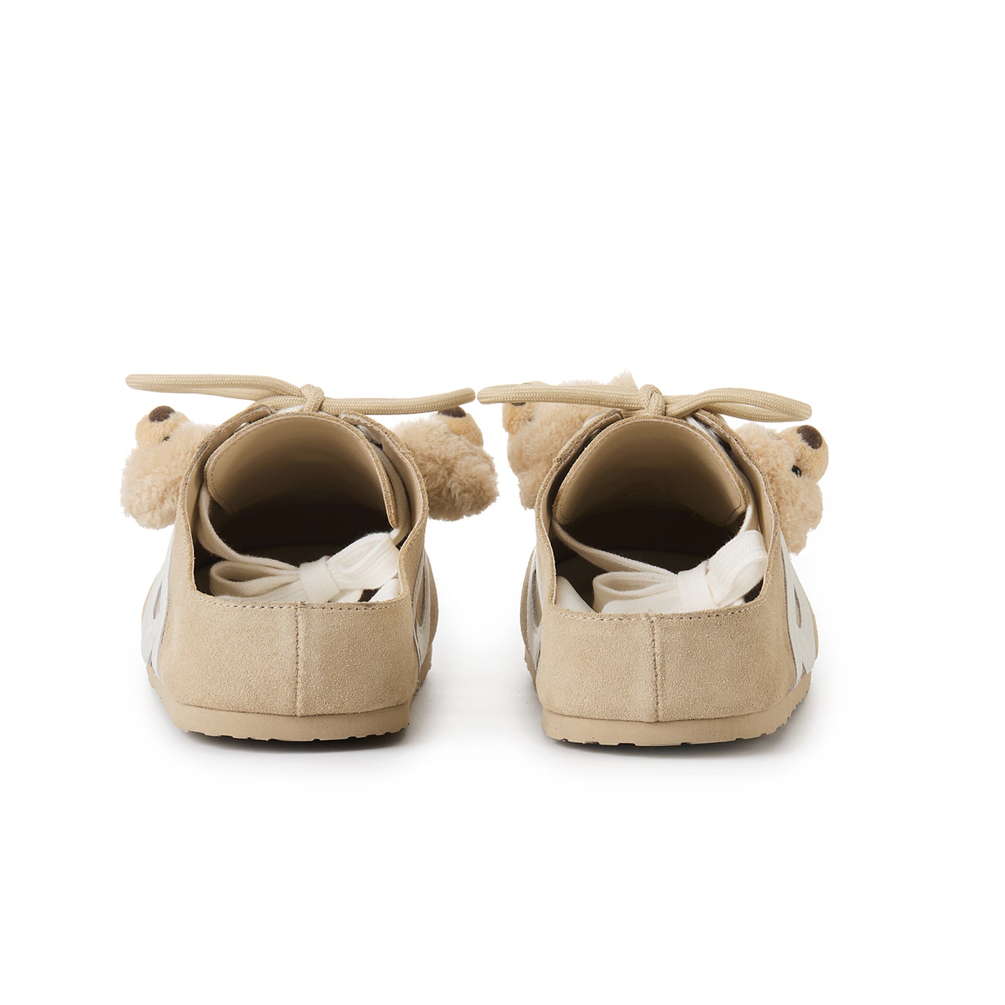 13DE MARZO Plush Bear Mules Sand - 13DE MARZO