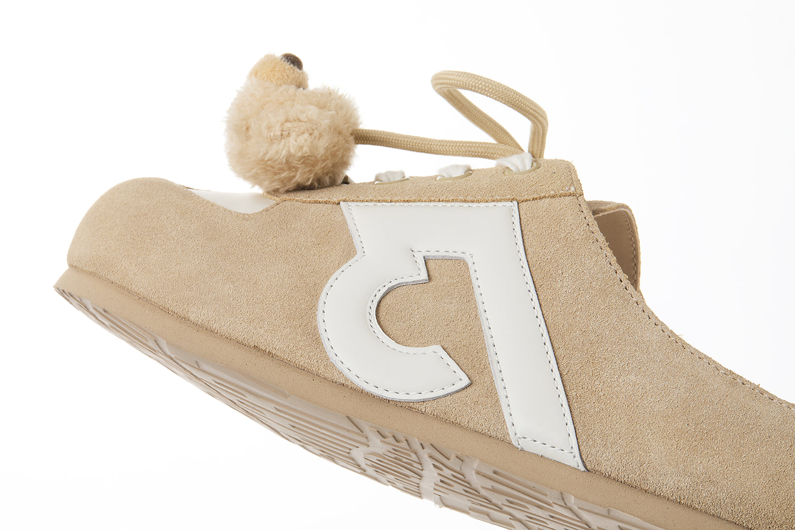 13DE MARZO Plush Bear Mules Sand - 13DE MARZO