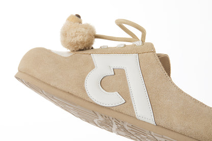 13DE MARZO Plush Bear Mules Sand - 13DE MARZO