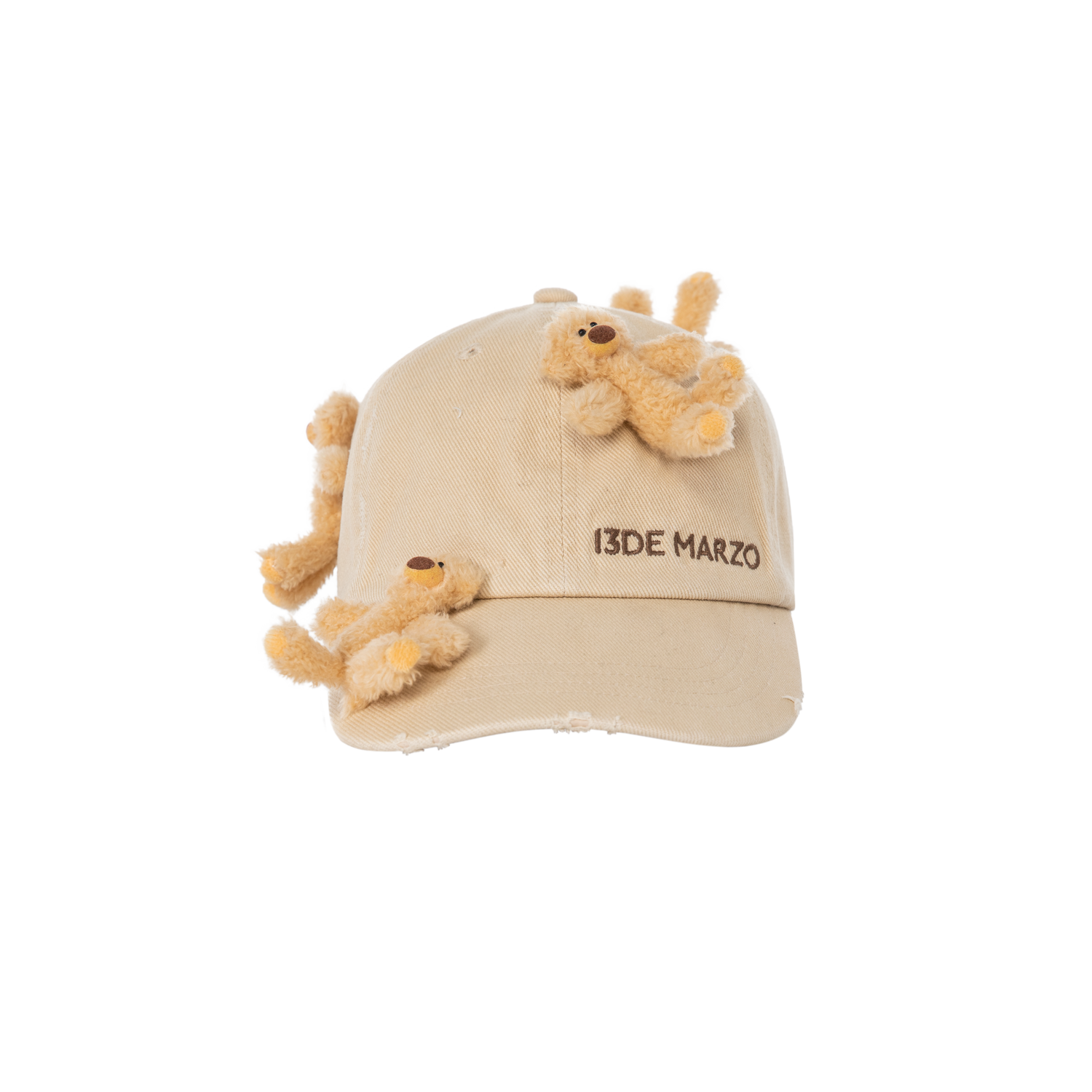 13DE MARZO Multi Bear Denim Cap - 13DE MARZO