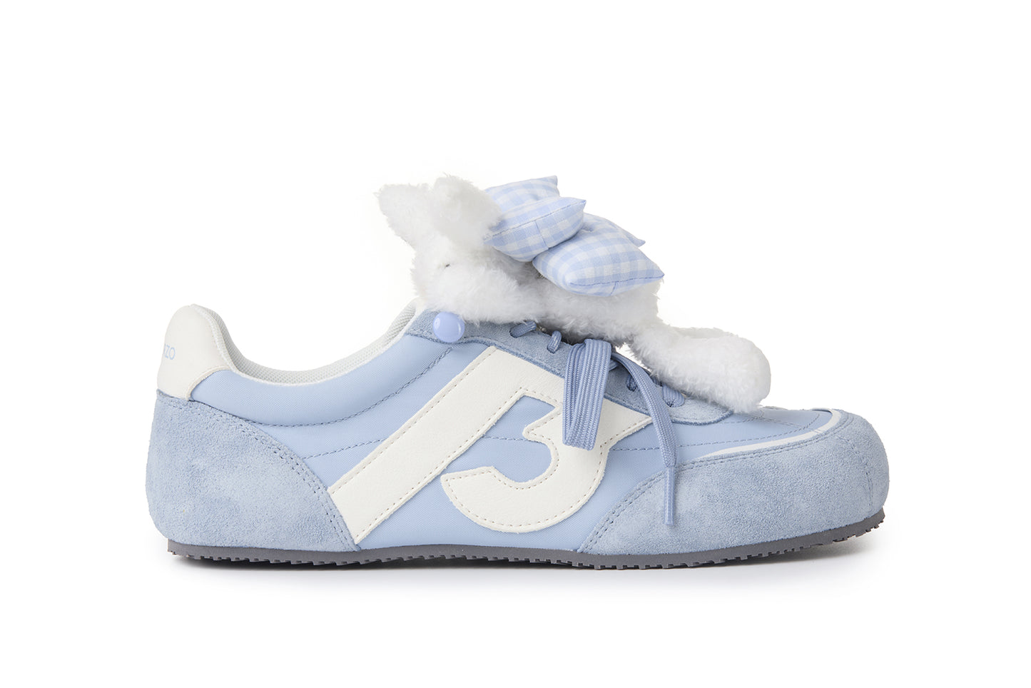 13DE MARZO Bear Plush Sneakers Blue - 13DE MARZO