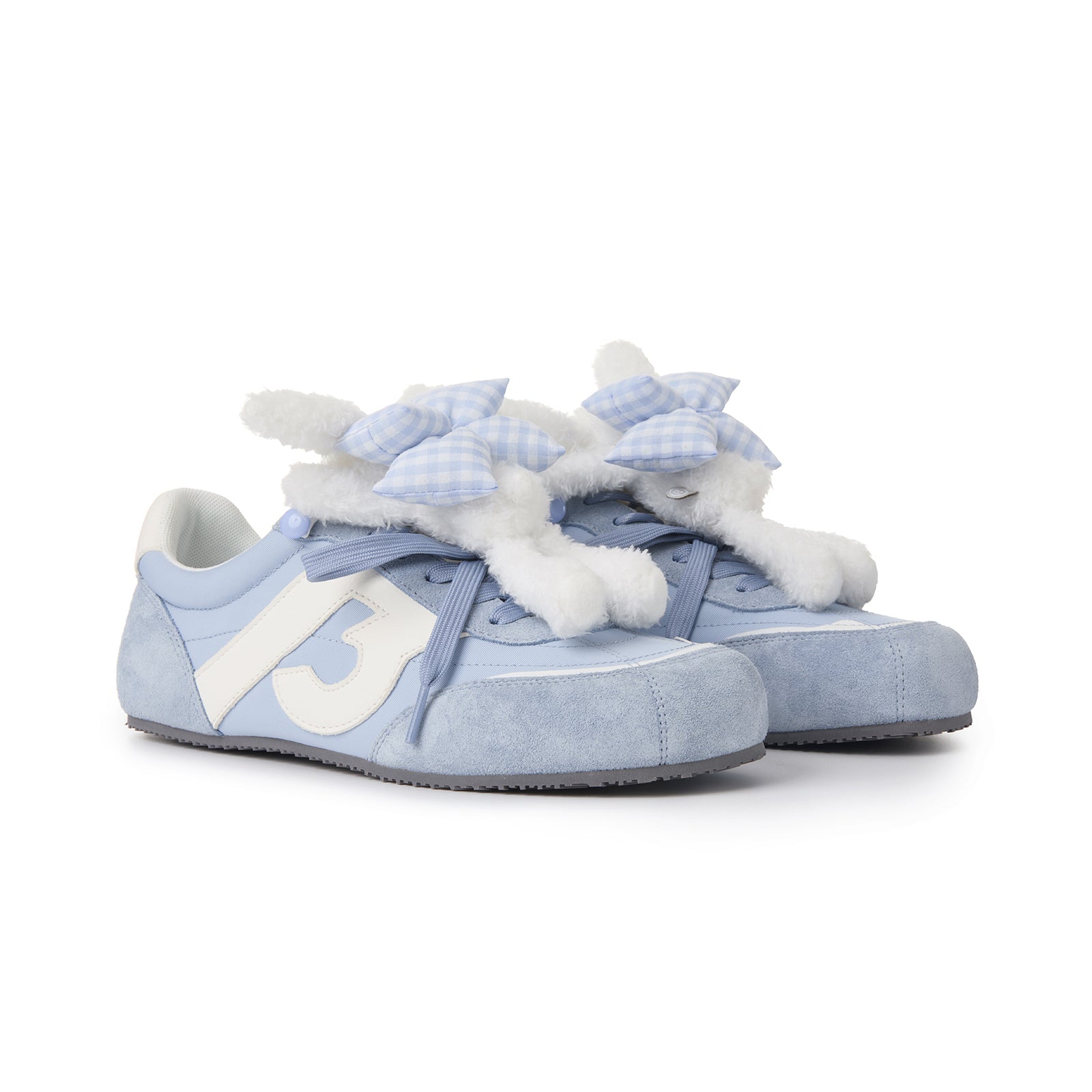 13DE MARZO Bear Plush Sneakers Blue - 13DE MARZO