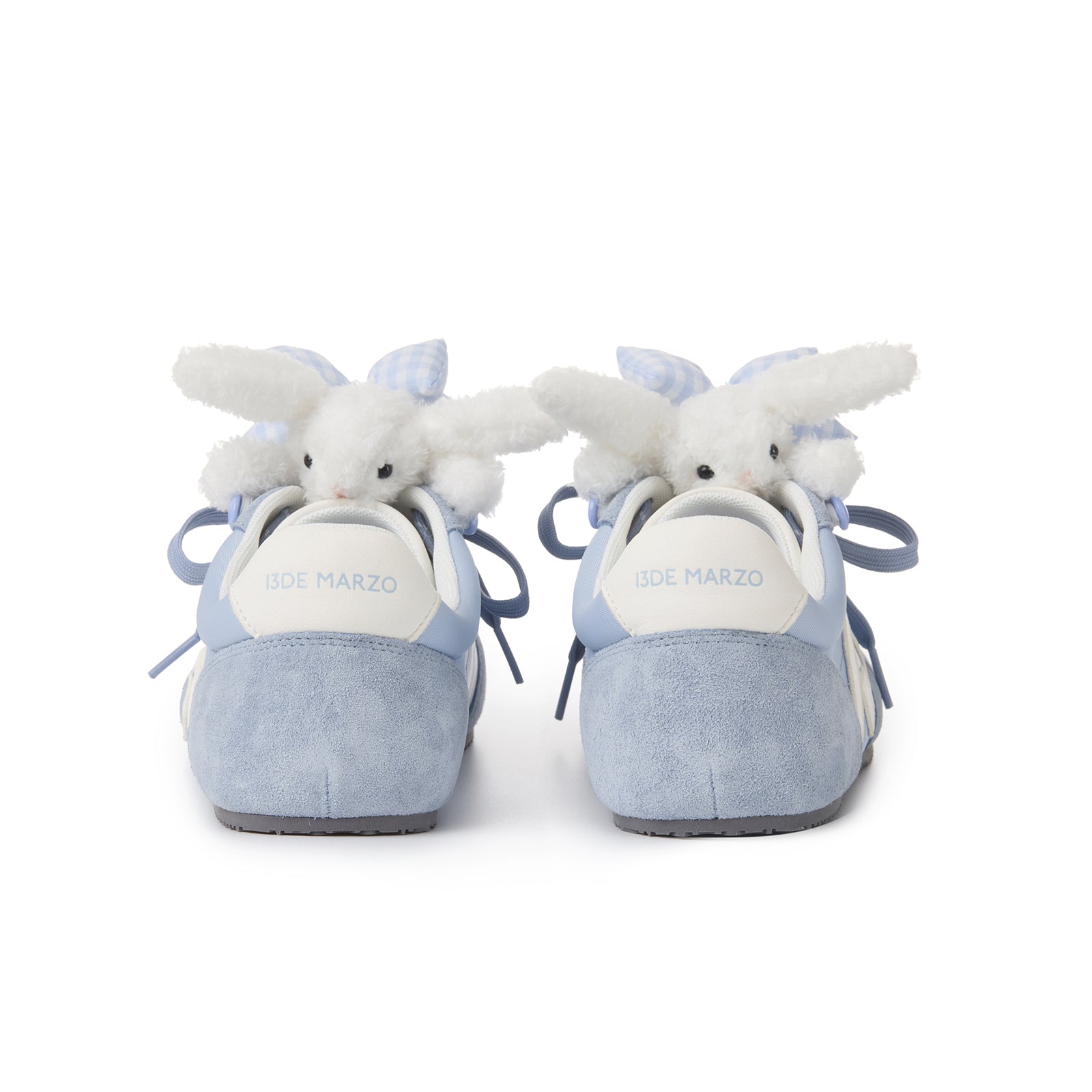 13DE MARZO Bear Plush Sneakers Blue - 13DE MARZO