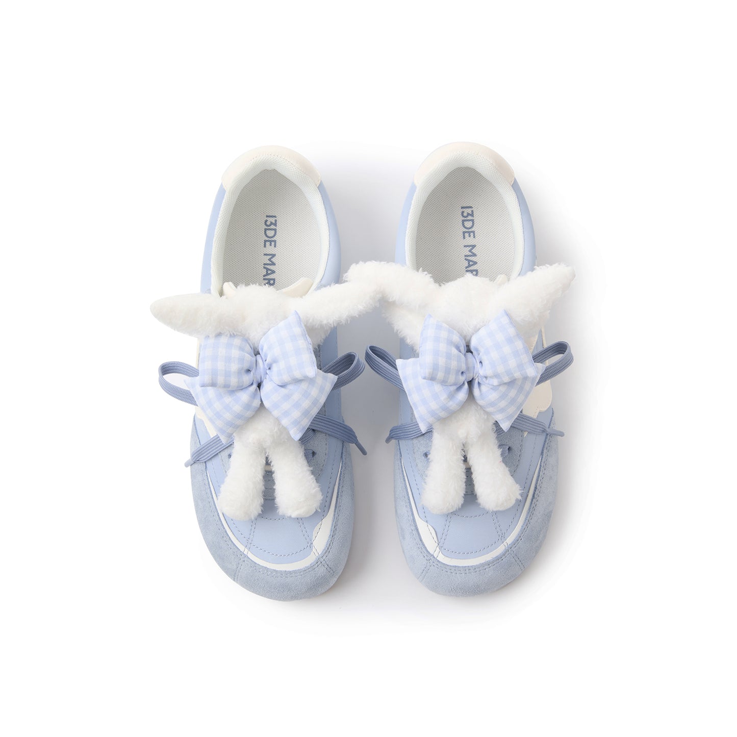 13DE MARZO Bear Plush Sneakers Blue - 13DE MARZO
