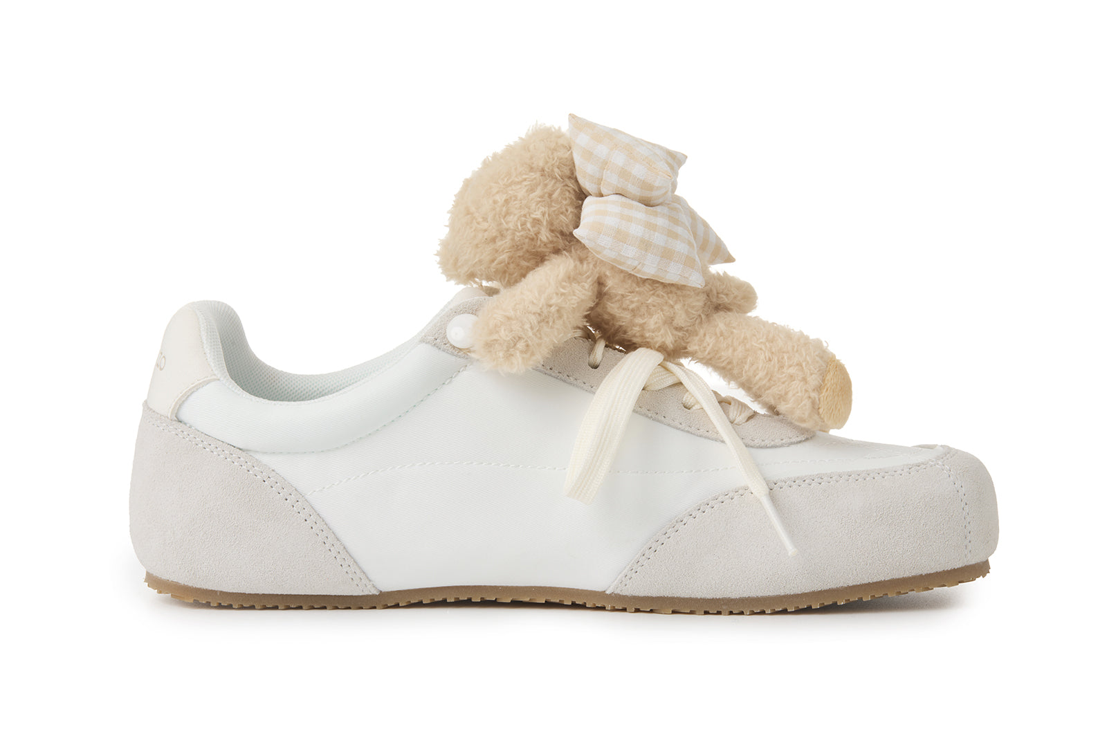 13DE MARZO Bear Plush Sneakers Beige - 13DE MARZO