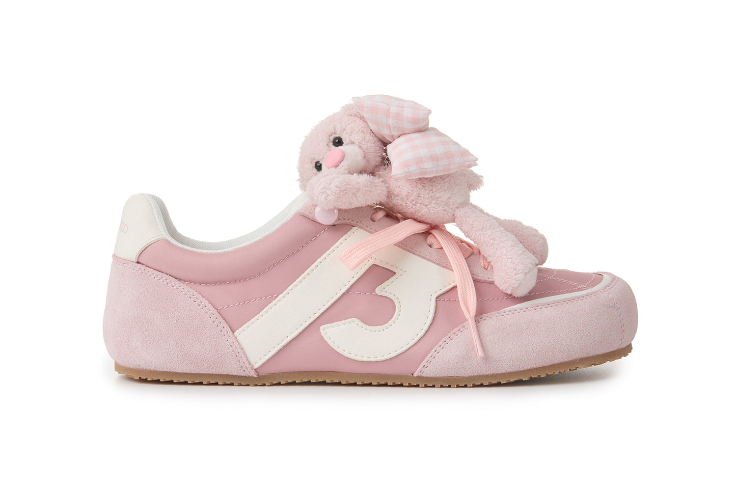 13DE MARZO Bear Plush Sneakers Pink - 13DE MARZO