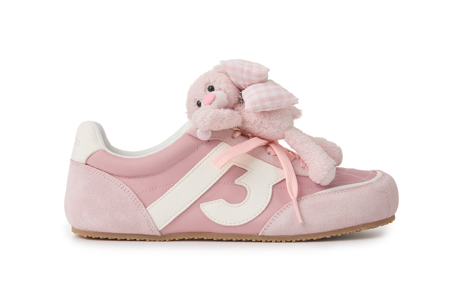 13DE MARZO Bear Plush Sneakers Pink - 13DE MARZO