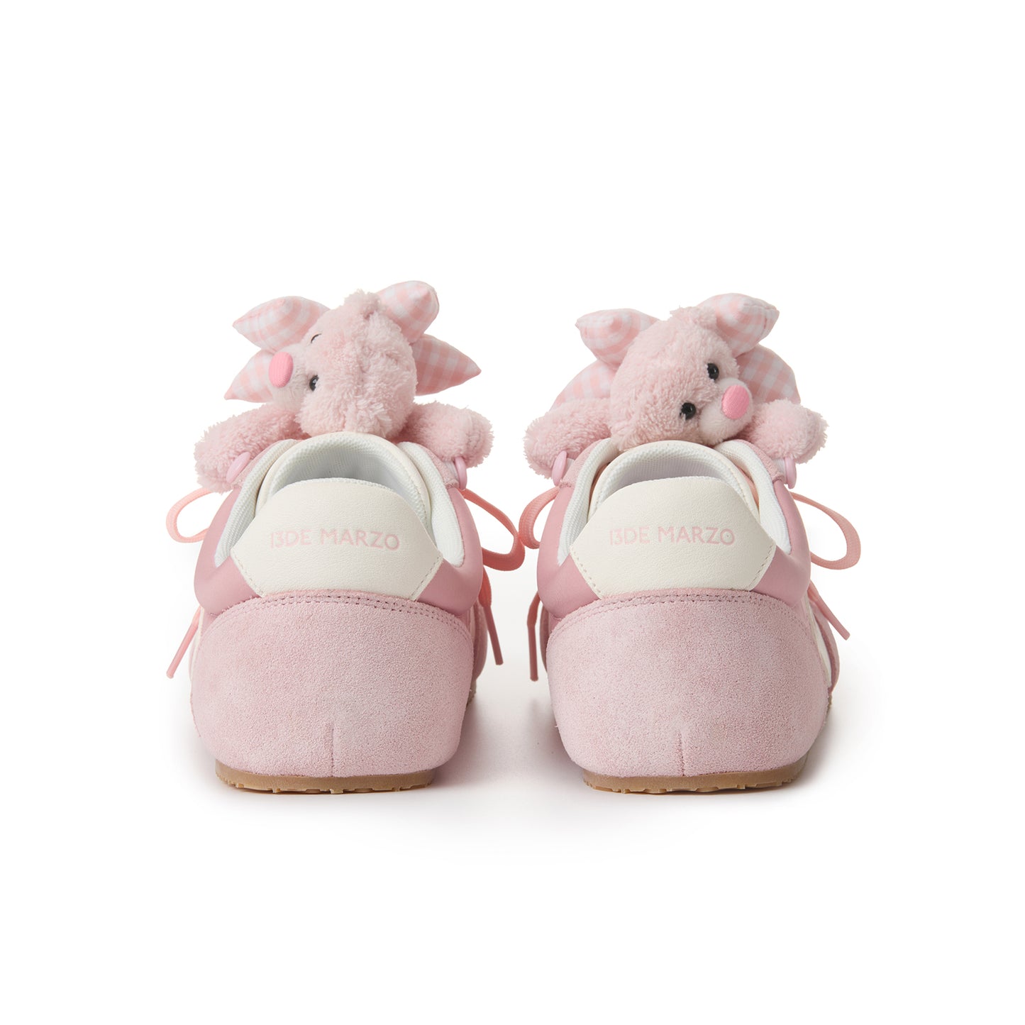 13DE MARZO Bear Plush Sneakers Pink - 13DE MARZO