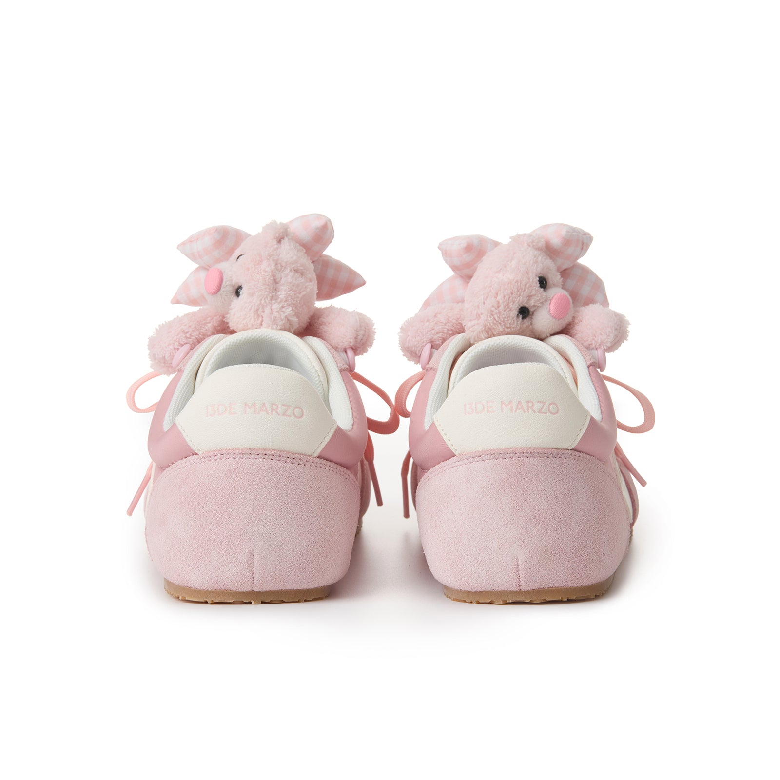 13DE MARZO Bear Plush Sneakers Pink - 13DE MARZO