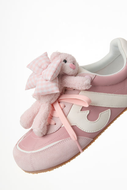 13DE MARZO Bear Plush Sneakers Pink - 13DE MARZO