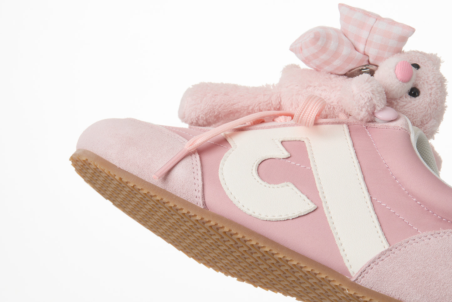 13DE MARZO Bear Plush Sneakers Pink - 13DE MARZO