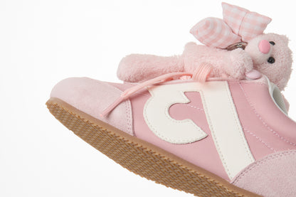 13DE MARZO Bear Plush Sneakers Pink - 13DE MARZO
