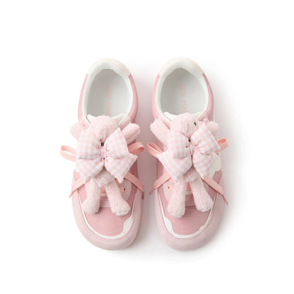 13DE MARZO Bear Plush Sneakers Pink - 13DE MARZO