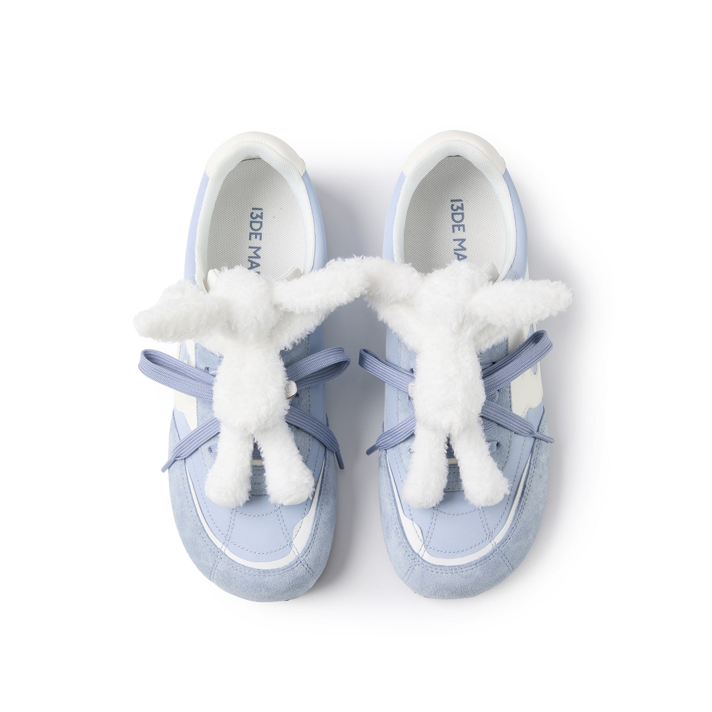 13DE MARZO Bear Plush Sneakers Blue - 13DE MARZO