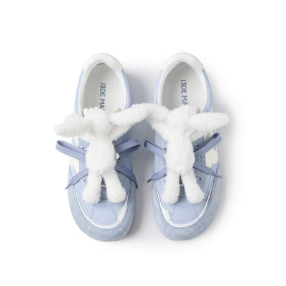 13DE MARZO Bear Plush Sneakers Blue - 13DE MARZO