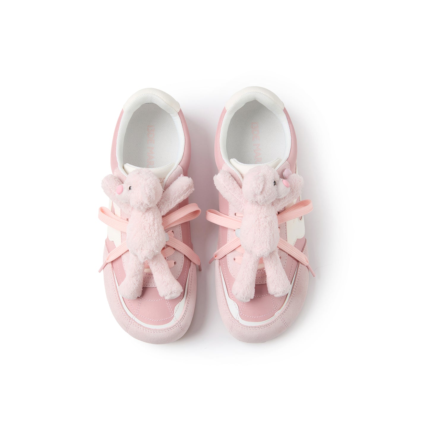 13DE MARZO Bear Plush Sneakers Pink - 13DE MARZO