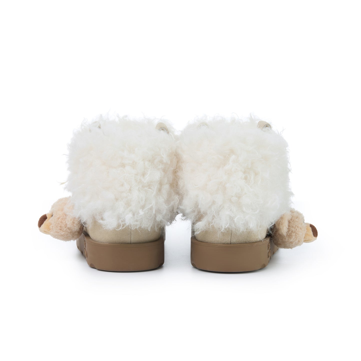 13DE MARZO Lower Fuzzy Snow Boots Beige - 13DE MARZO