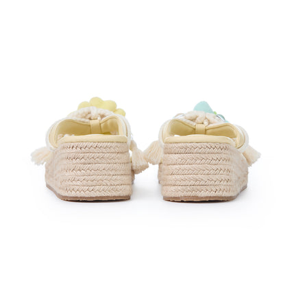 13DE MARZO Floral Bear Flip Flops - 13DE MARZO