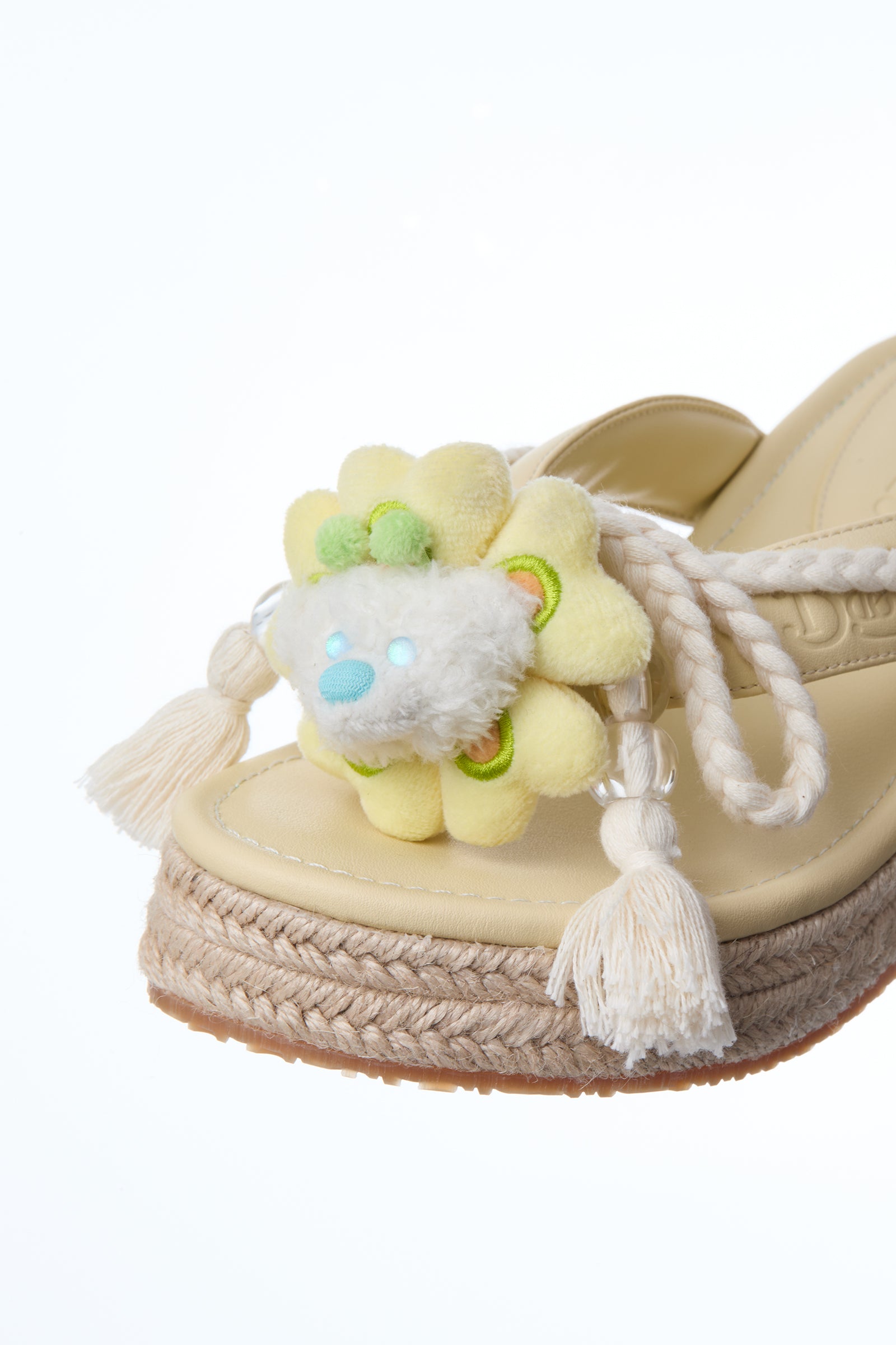 13DE MARZO Floral Bear Flip Flops - 13DE MARZO