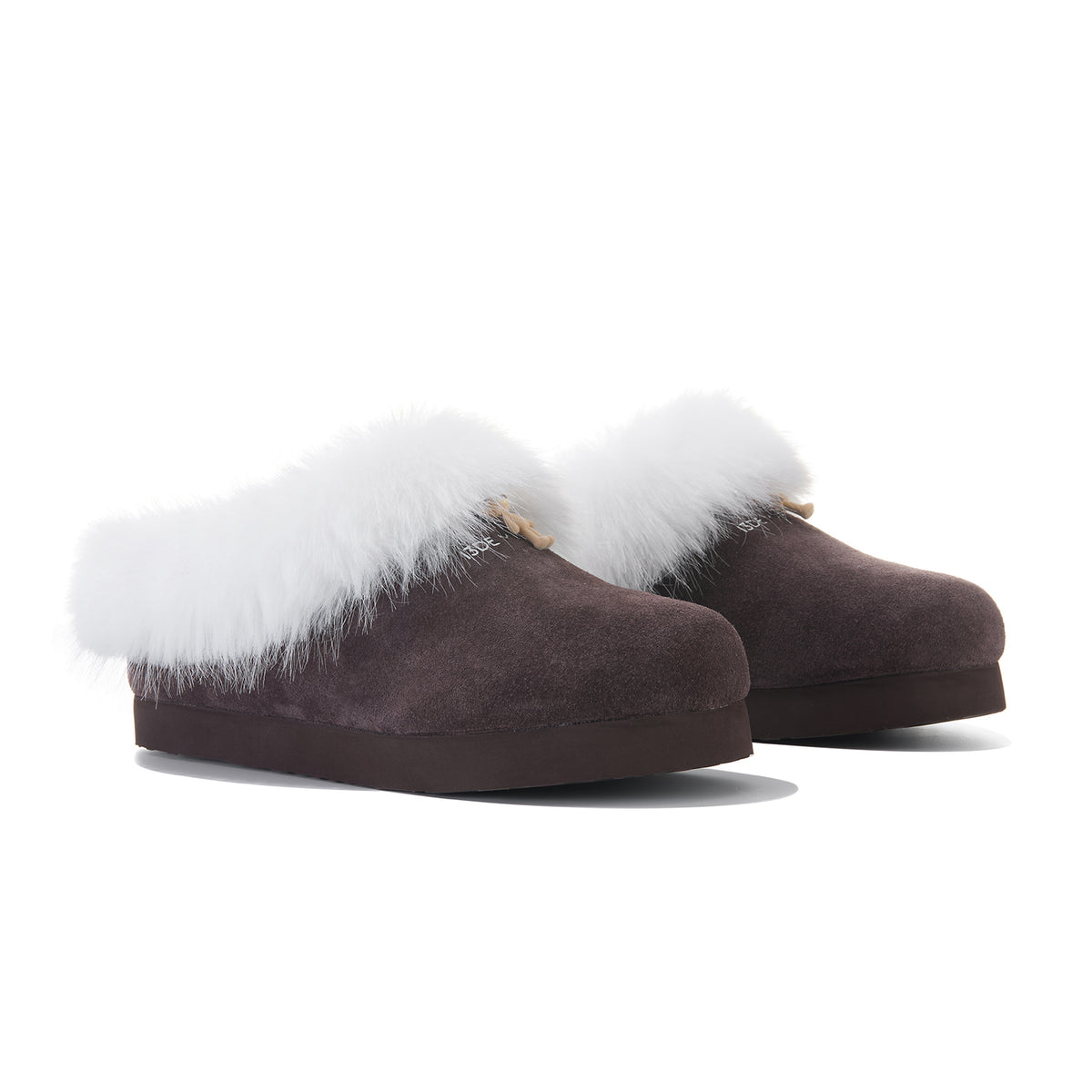 13DE MARZO Furry Birkenstock Mule Brown