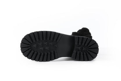 13DE MARZO Bear Cargo Boots Black