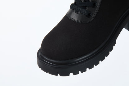 13DE MARZO Bear Cargo Boots Black