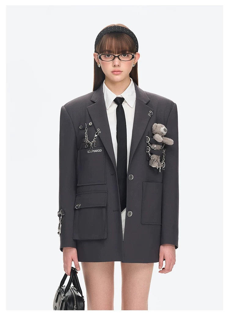 13DE MARZO Chains Multi-Pocket Suit - 13DE MARZO