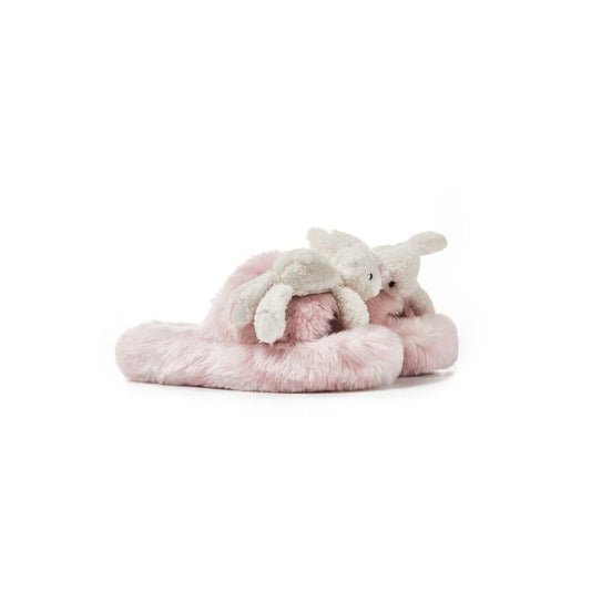 13DE MARZO Logo Furry Plush Slipper - 13DE MARZO