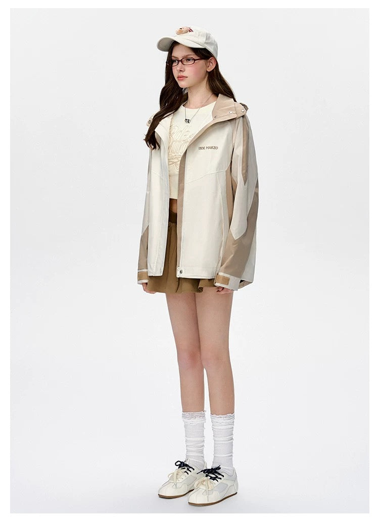 13DE MARZO Bear Logo Windbreaker - 13DE MARZO