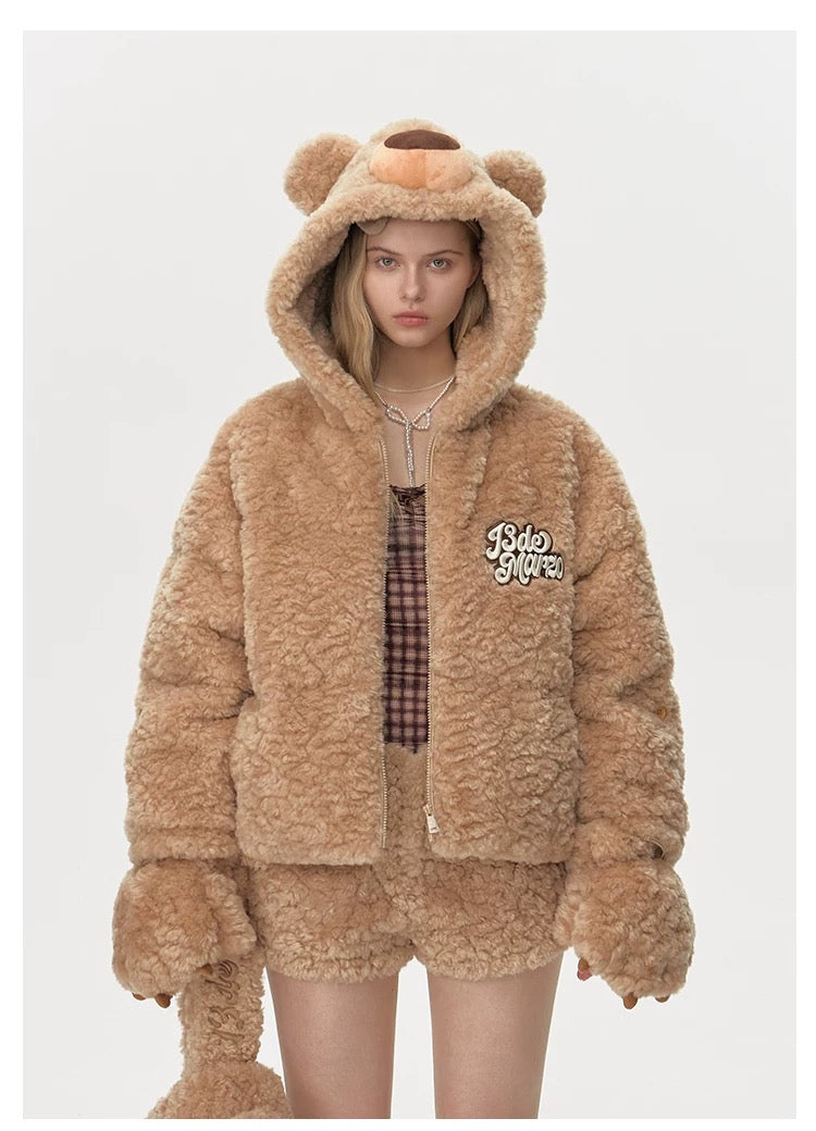 13DE MARZO Bear Costume Down Jacket - 13DE MARZO