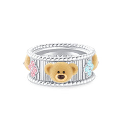 13DE MARZO Monet's Garden Crystal Rhinestone Ring