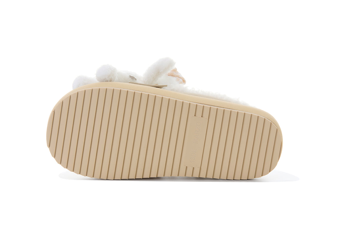 13DE MARZO Detachable Snow Boot Slipper Khaki