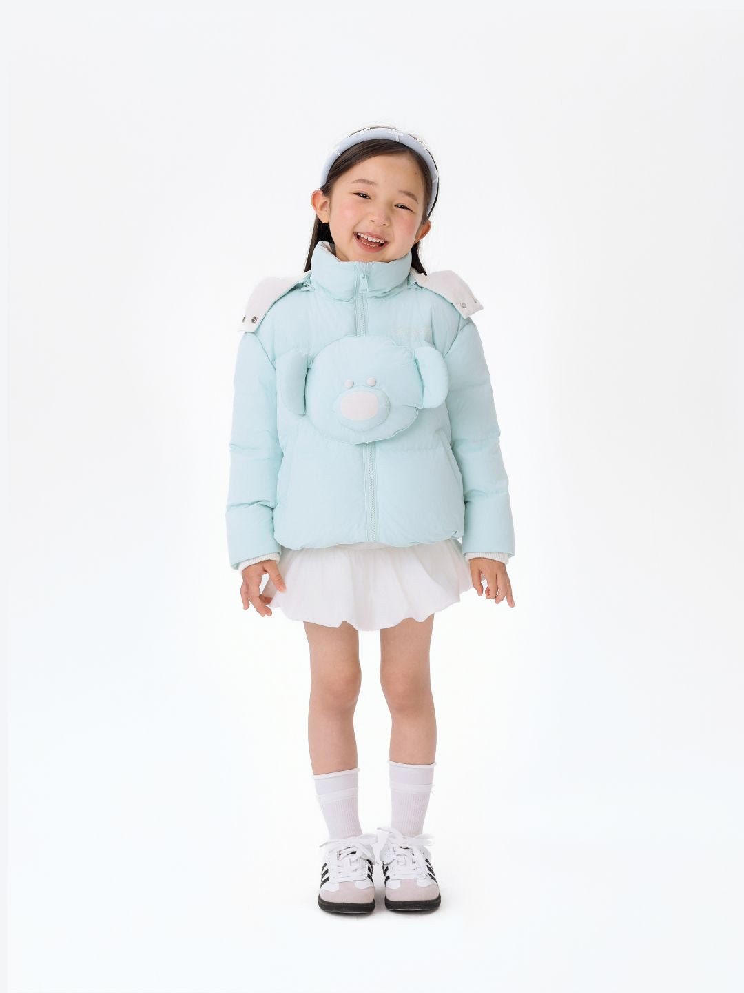 13DE MARZO BabyBear Face Down Jacket Blue - 13DE MARZO