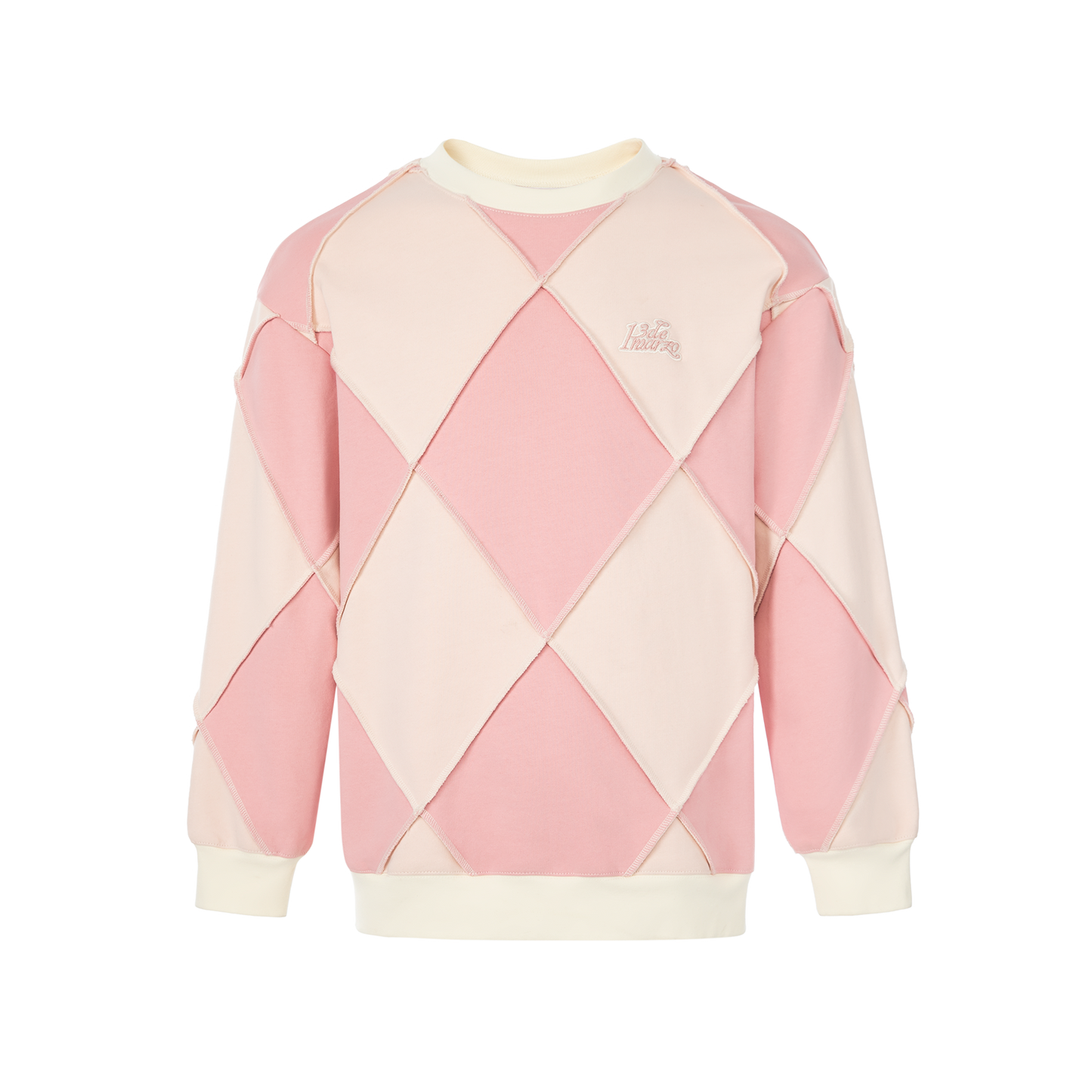 13DE MARZO Diamond Check Sweater