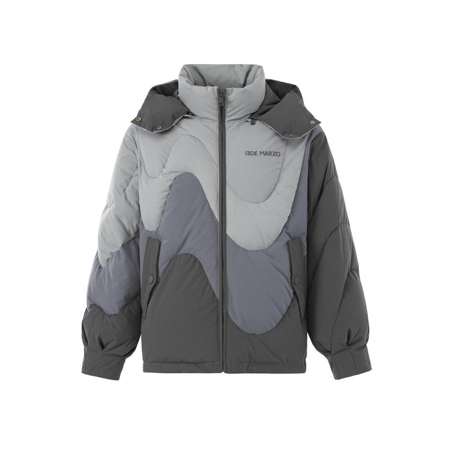 13DE MARZO Doozoo Contour Line Down Jacket - 13DE MARZO