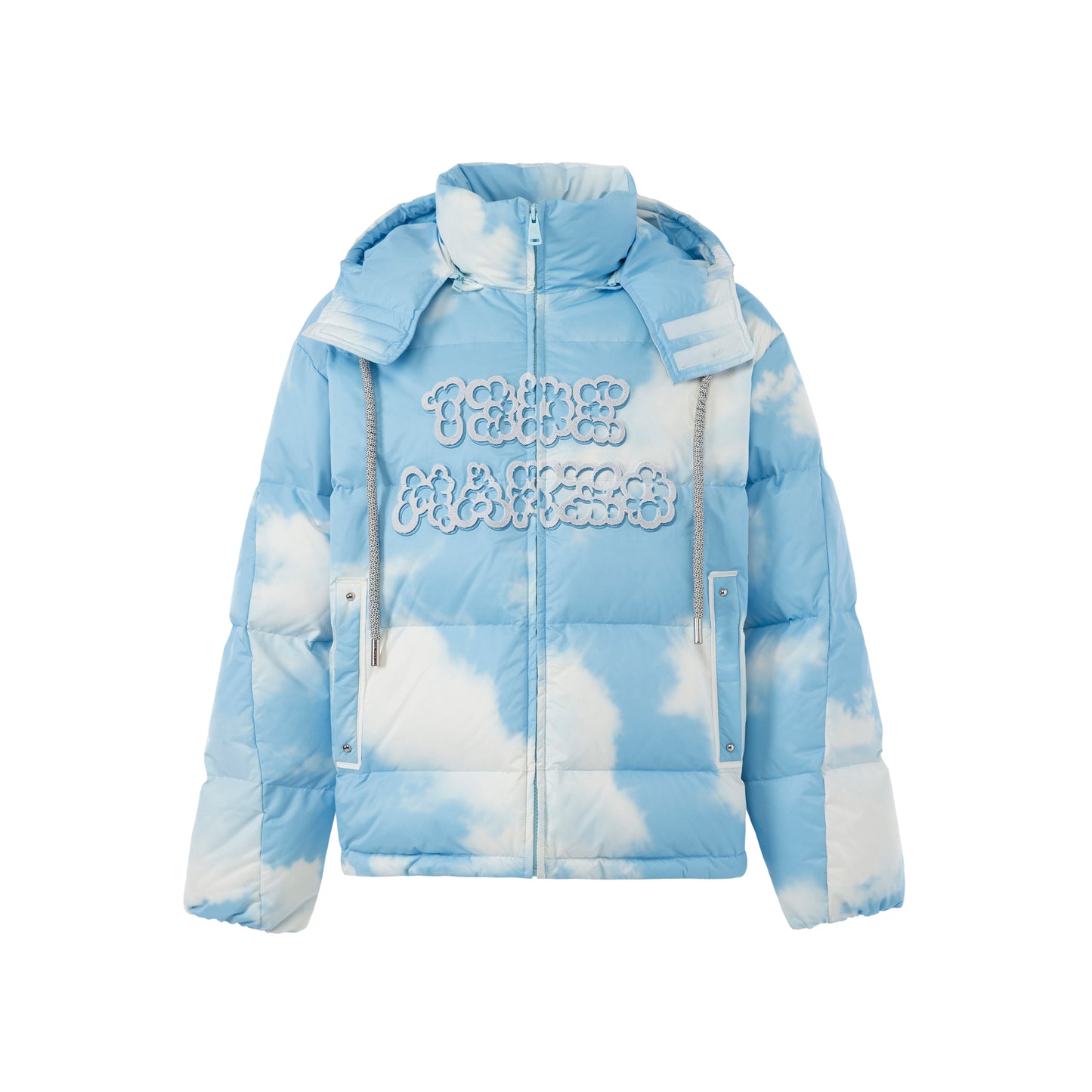Hood Vengeance Blue Metallic Puffer Jacket Rise Of The Footsoldier