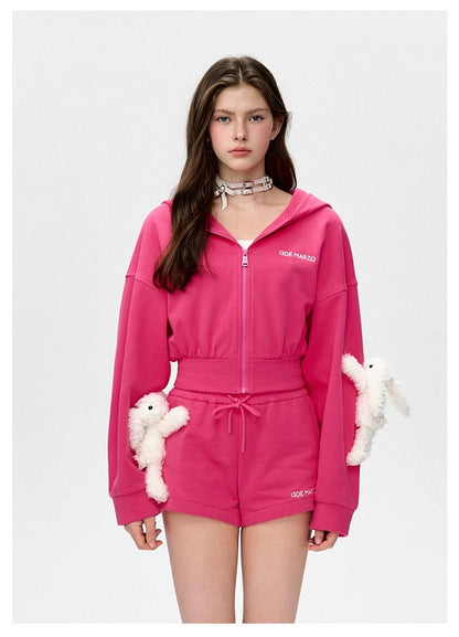 13DE MARZO Doozoo Sports Zipped Hoodie - 13DE MARZO