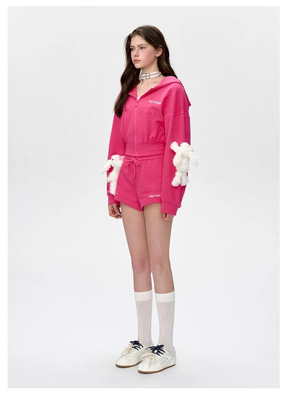 13DE MARZO Doozoo Sports Zipped Hoodie - 13DE MARZO