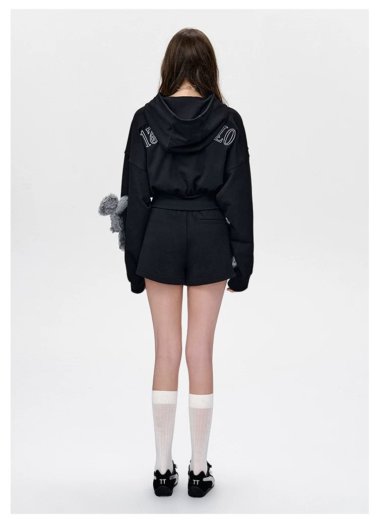 13DE MARZO Doozoo Sports Zipped Hoodie - 13DE MARZO